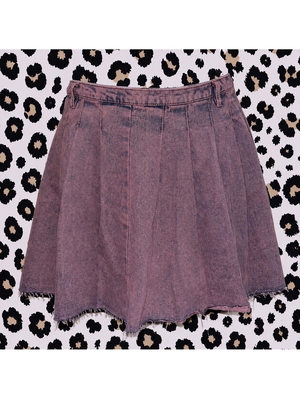 Fashion Nova Tinted Premium Denim Mini Skirt Size 3X NWT